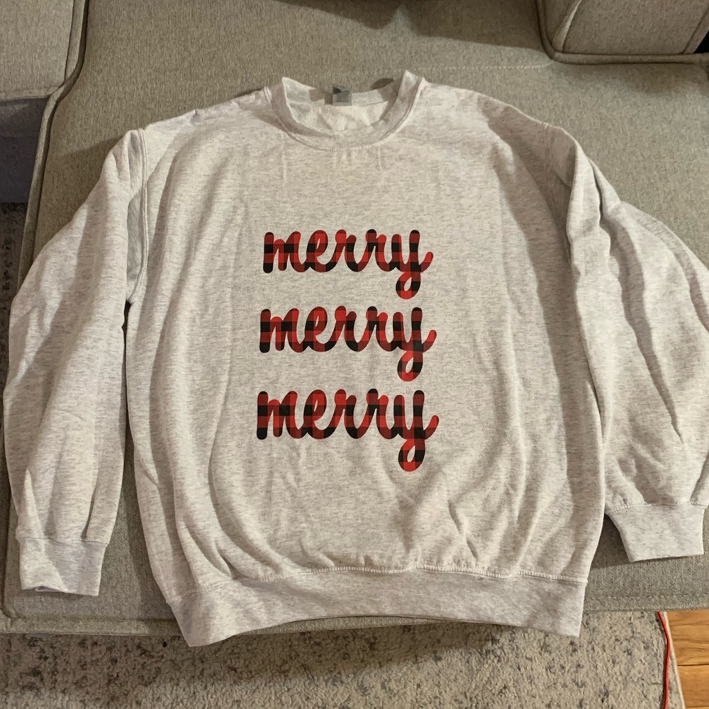 Pink Lily Christmas sweatshirt